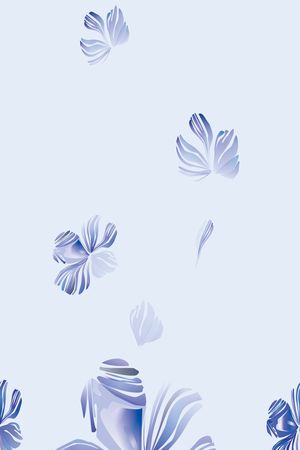 花瓣印花花型图片