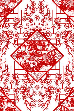 花卉印花花型图片