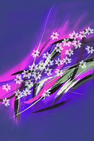 洋阳---定位印花花型图片