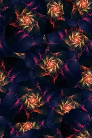 绚丽印花花型图片