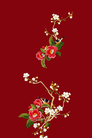 数码印花印花花型图片