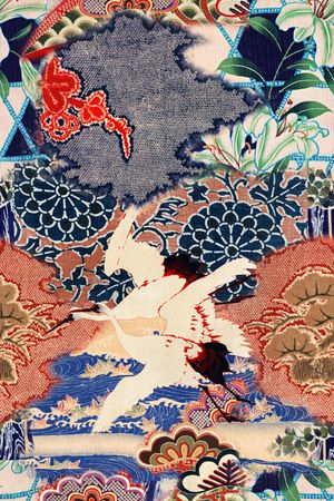 国画印花花型图片