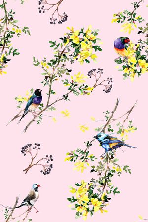 小碎花印花花型图片