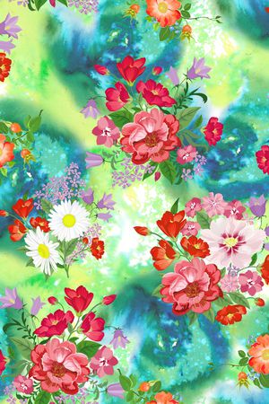 肌理印花花型图片