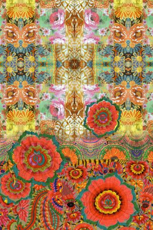 花朵印花花型图片