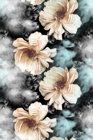 花卉印花花型图片