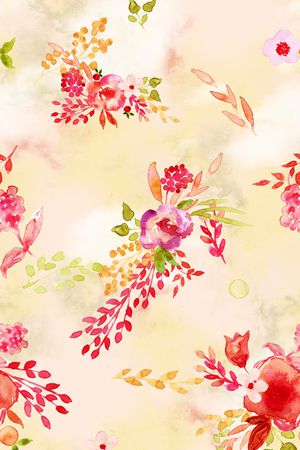 花卉印花花型图片