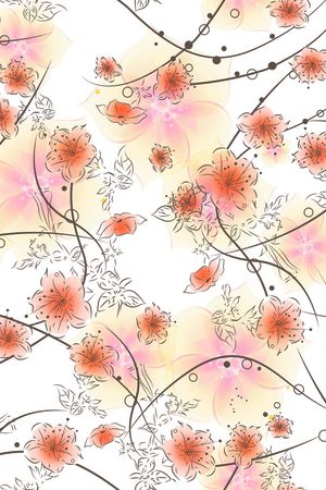 清新风印花花型图片
