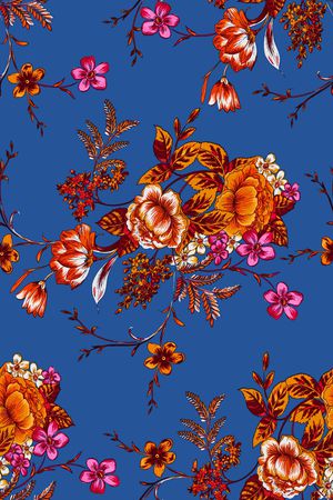 花朵印花花型图片
