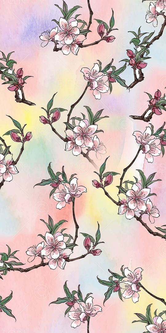 花朵印花花型图片