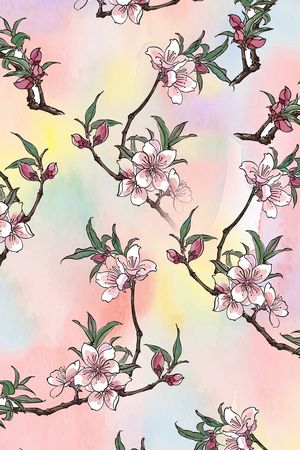 花朵印花花型图片