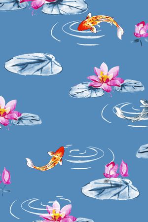乱花印花花型图片