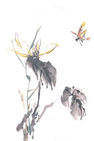 自画印花花型图片