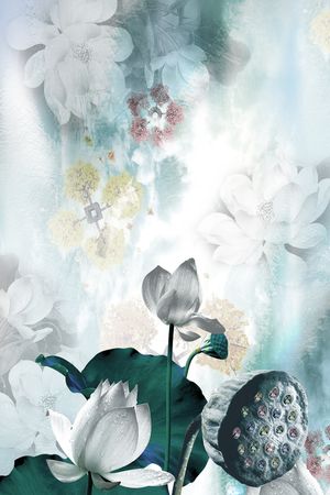 花卉印花花型图片