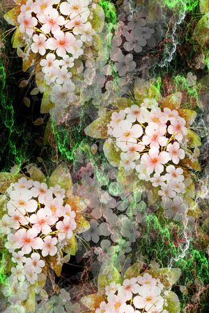 花卉印花花型图片