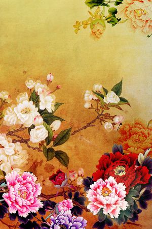 花卉印花花型图片