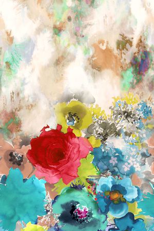 定位花印花花型图片