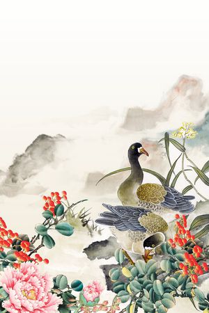 定位花印花花型图片