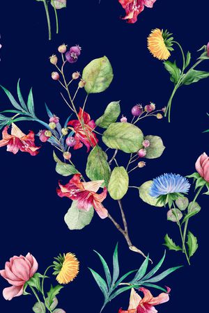 竹叶印花花型图片