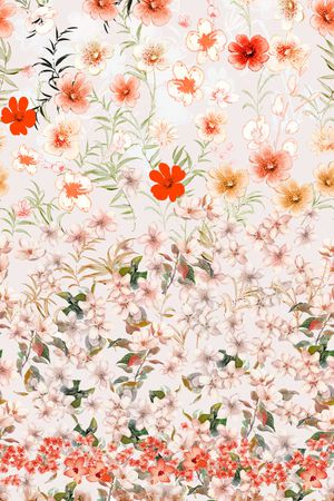 小碎花印花花型图片
