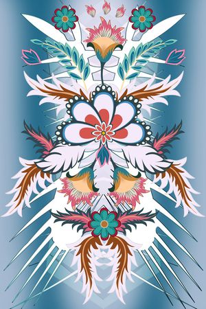 Floral印花花型图片