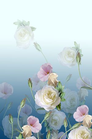 花卉印花花型图片
