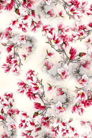 花朵印花花型图片