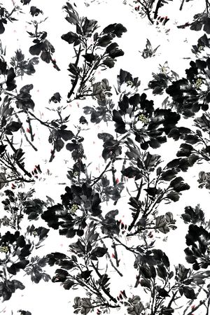小碎花印花花型图片