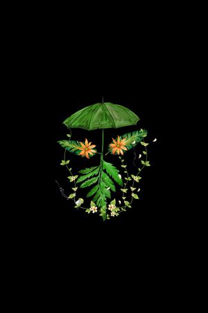 植物印花花型图片