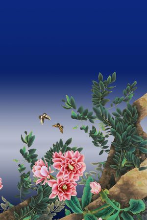 乱花印花花型图片