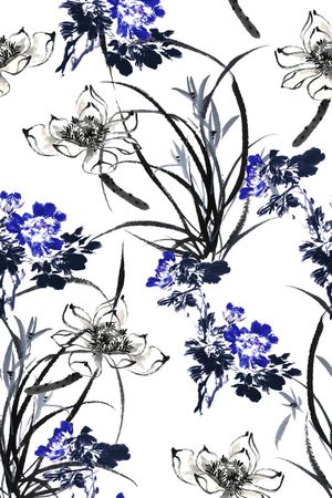 花卉印花花型图片