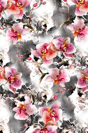 花卉印花花型图片
