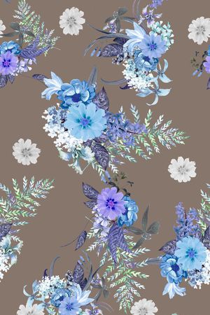 创意服装面料印花花型图片