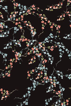 花卉印花花型图片