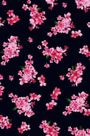 小碎花印花花型图片