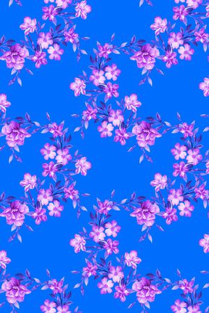 小碎花印花花型图片