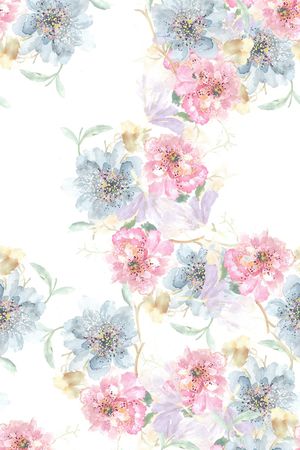 淡雅印花花型图片