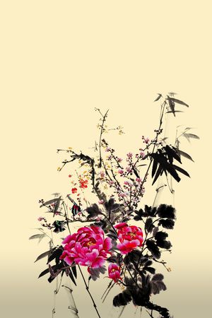 花卉印花花型图片