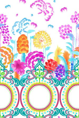 花卉印花花型图片