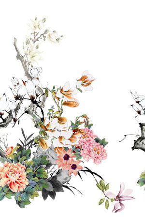 素雅印花花型图片