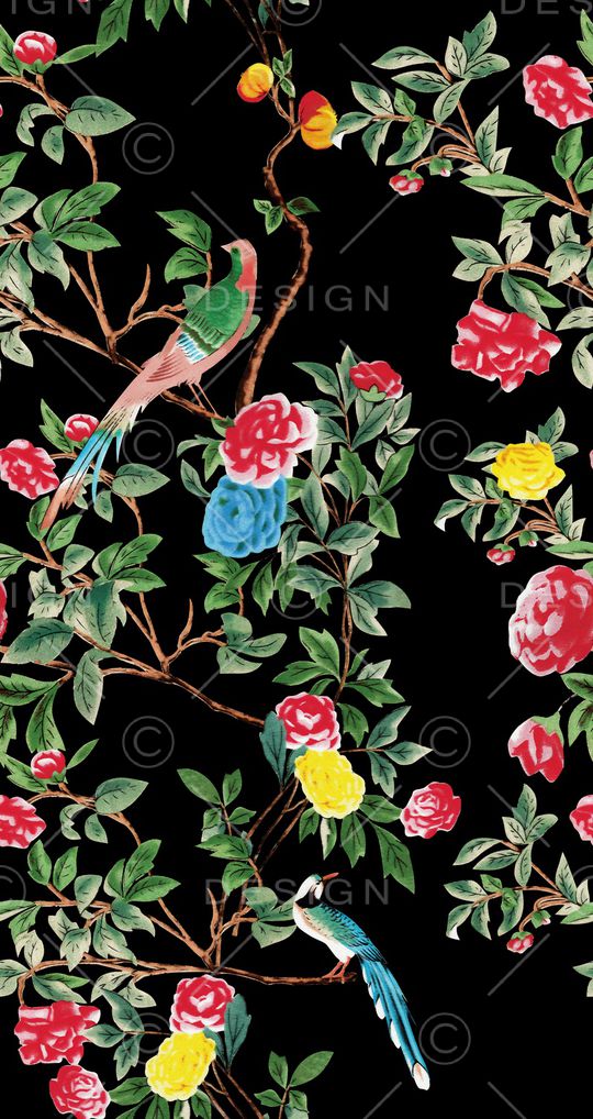 花卉印花花型图片