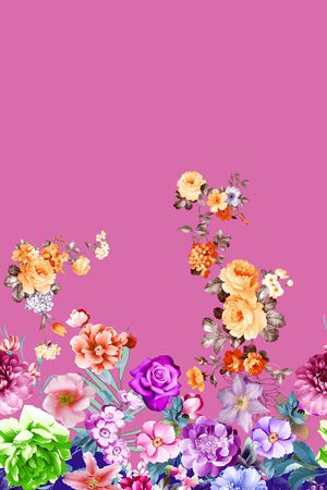 定位花印花花型图片
