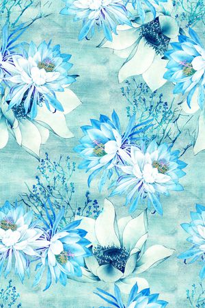 国画花卉、花鸟、水墨画、中国风印花花型图片