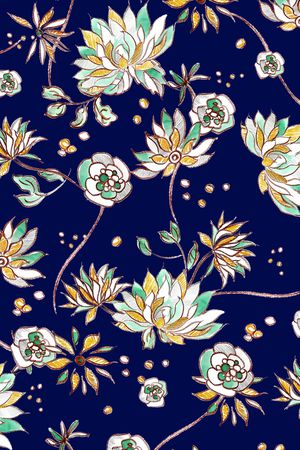 花卉印花花型图片