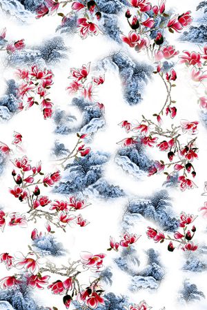 花卉印花花型图片