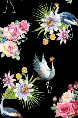 玉兰花印花花型图片