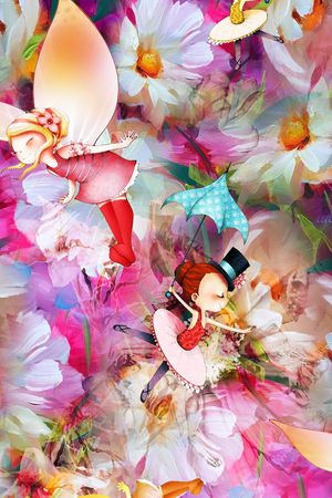花卉印花花型图片
