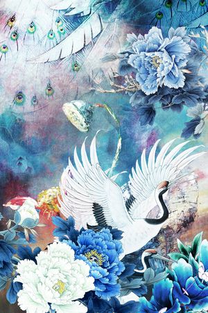 数码花型印花花型图片