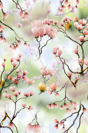 花卉印花花型图片