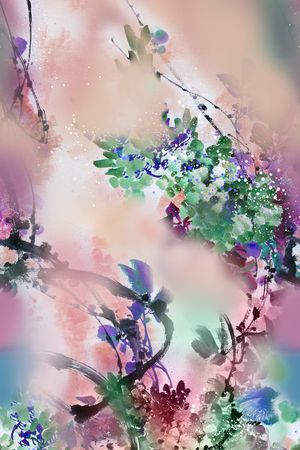 妈妈花印花花型图片